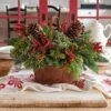Canella Berry & Cone Table Basket -Garden Bloomy Shop 15983