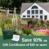 A Gift Certificate Is The Perfect Gift For The Gardeners On Your List. -Garden Bloomy Shop 34815