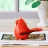 Loving Cardinal Glass Paperweight -Garden Bloomy Shop 34934