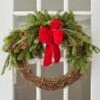 Classic Christmas Crescent Wreath -Garden Bloomy Shop 38191