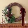 Owl's Perch Holiday Wreath -Garden Bloomy Shop 38208