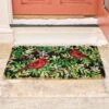 Cardinal Christmas Outdoor Mat -Garden Bloomy Shop 38231