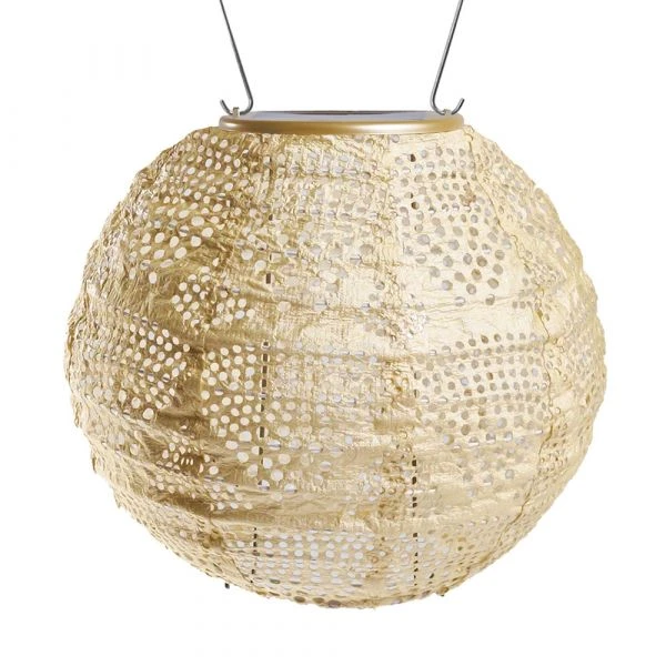 Radiant Solar Globe Lantern - Small, Pearl 6 Radiant Solar Globe Lantern - Small, Pearl - Image 4