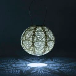 Radiant Solar Globe Lantern - Small, Pearl 12 Radiant Solar Globe Lantern - Small, Pearl -Garden Bloomy Shop x600 22445