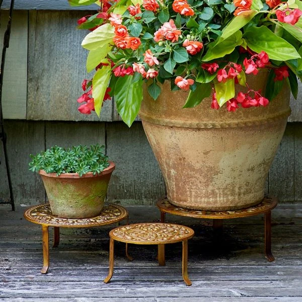 Sedona Plant Stands, Set Of 3 4 Sedona Plant Stands, Set Of 3 - Image 2