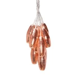 Radiant String Of Solar Lanterns - Copper -Garden Bloomy Shop x600 28350