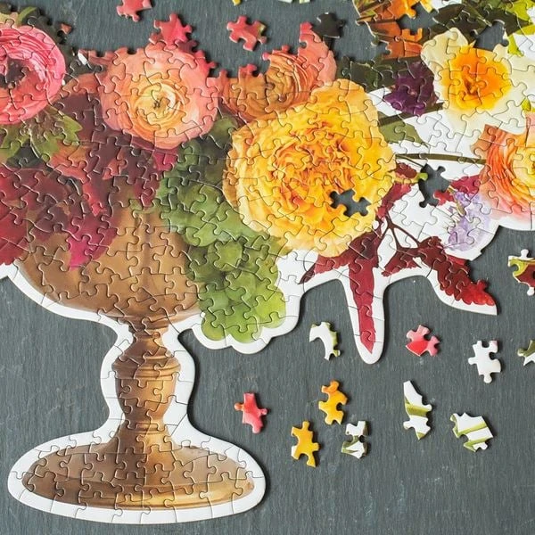 Bouquet-Shaped Floral Puzzle 3 Bouquet-Shaped Floral Puzzle