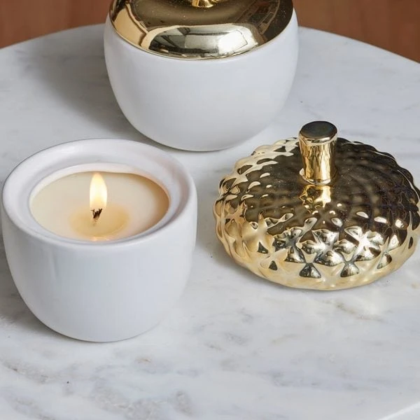 Aromatic Acorn Candle 3 Aromatic Acorn Candle