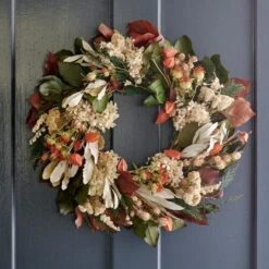 Orange Embers Wreath
