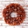 Copper Artichoke & Oak Leaf Wreath -Garden Bloomy Shop x600 30570