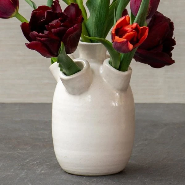 Three Rivers Handmade Ceramic Tulipiere 6 Three Rivers Handmade Ceramic Tulipiere - Image 4