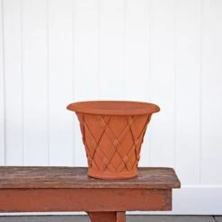 Flared Basket Weave Pot 7 Flared Basket Weave Pot -Garden Bloomy Shop x600 32078