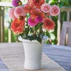 Three Rivers Handmade Fluted Frog Vase -Garden Bloomy Shop x600 33030