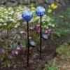 Blown-Glass Solar Orb Stakes -Garden Bloomy Shop x600 37911