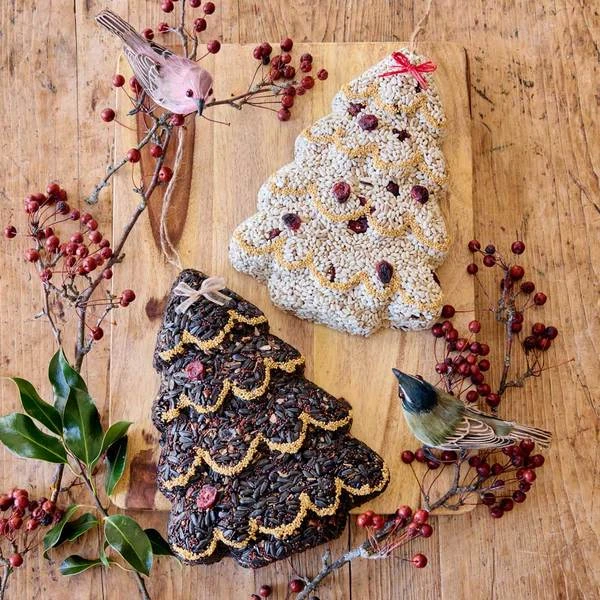 Birdseed Christmas Trees, Set Of 2 3 Birdseed Christmas Trees, Set Of 2