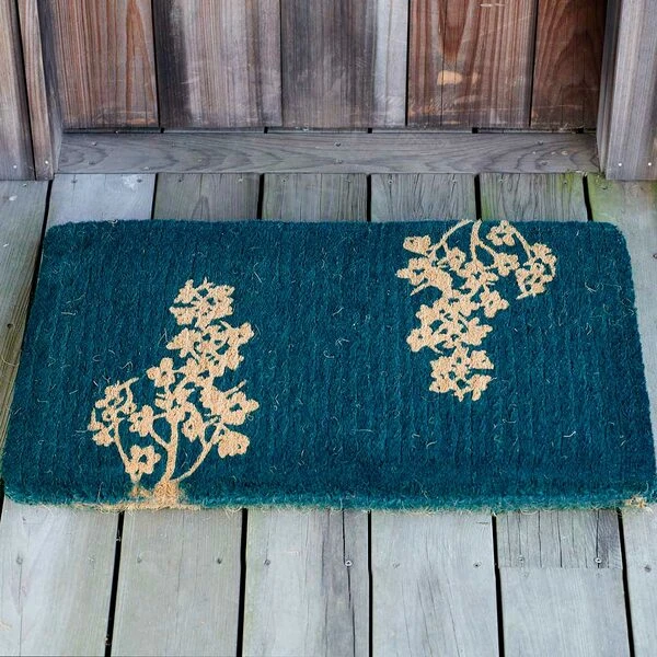 Delphinium Duo Outdoor Mat 4 Delphinium Duo Outdoor Mat - Image 2